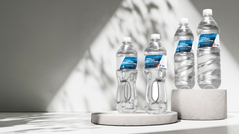 Sidel launches its lightweight returnable PET bottle for still water with unique design opportunities