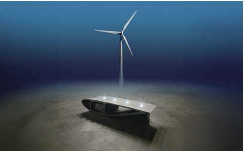 Generating a small amount of electricity from discarded wind turbine blades