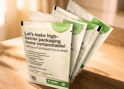 New ecovio portfolio for flexible packaging: multiple barrier options combined with organic or paper recycling