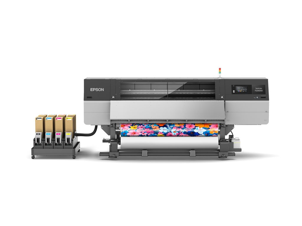 昇華転写プリンター】エプソン、最速306m2/hで生産性向上と高画質を